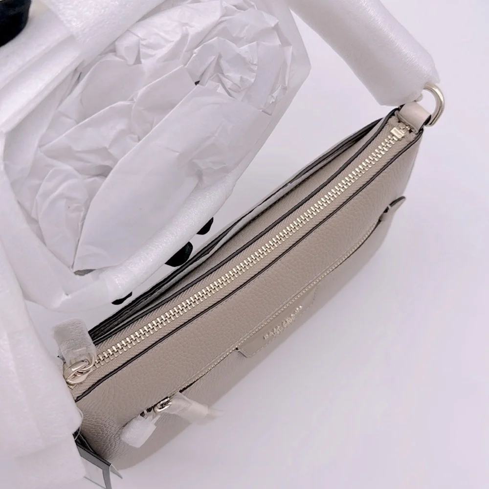 Kate Spade Hudson Colorblocked Convertible Crossbody Timeless Taupe Multi